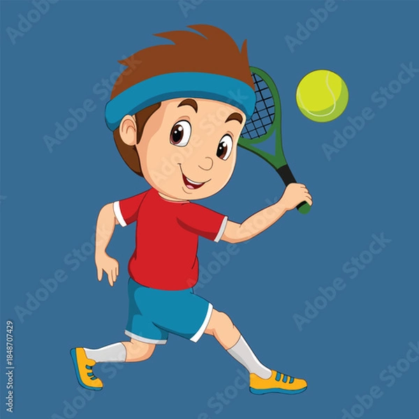 Obraz boy playing basketball