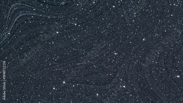 Obraz Black glitter texture for a background.