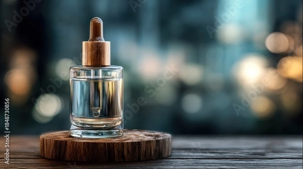 Fototapeta Clear dropper bottle