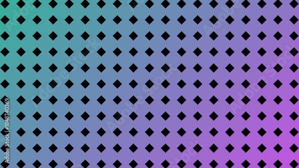 Obraz Seamless Diamond Grid Gradient Background in Vibrant Colors for Modern Designs