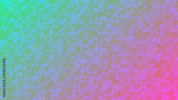 Obraz Low-Poly Triangle Landscape Background with Vibrant Gradients for Modern Abstract Designs