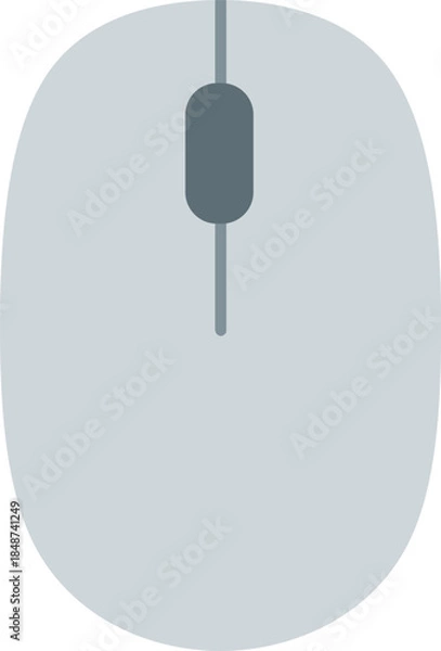 Fototapeta Illustration of a computer mouse.