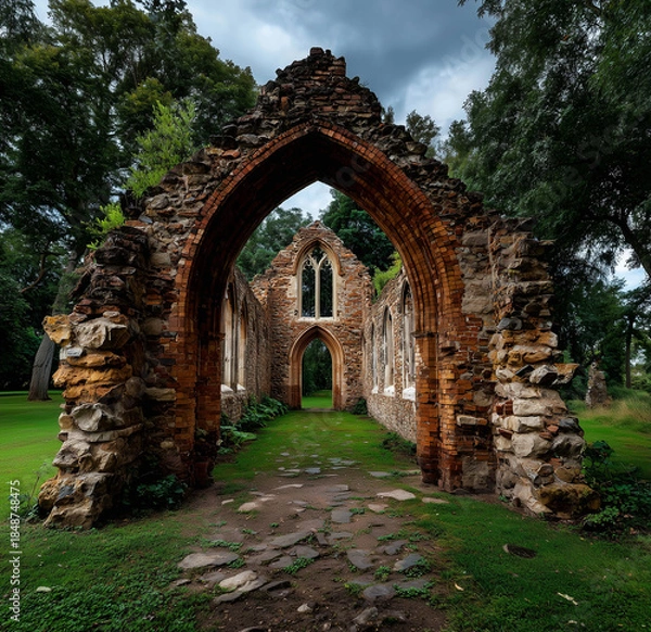 Obraz Chiesta distrutta.