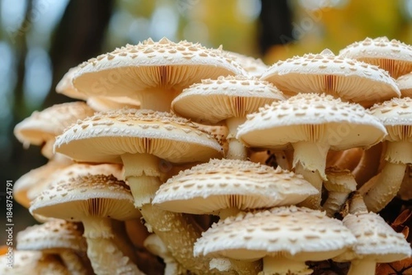 Obraz mushrooms in the forest