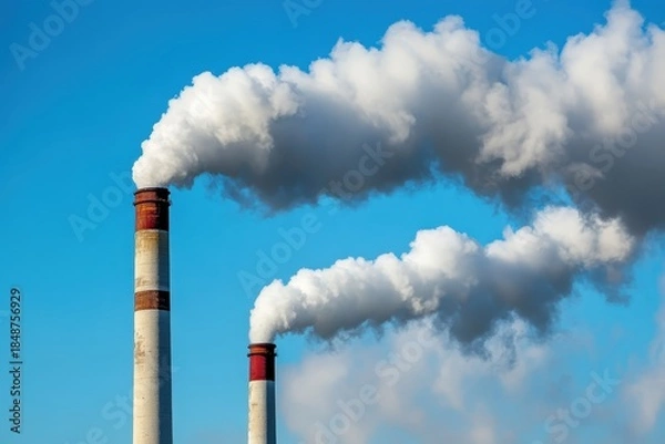 Obraz smoke from chimney