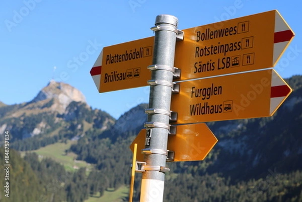 Fototapeta Wegweiser