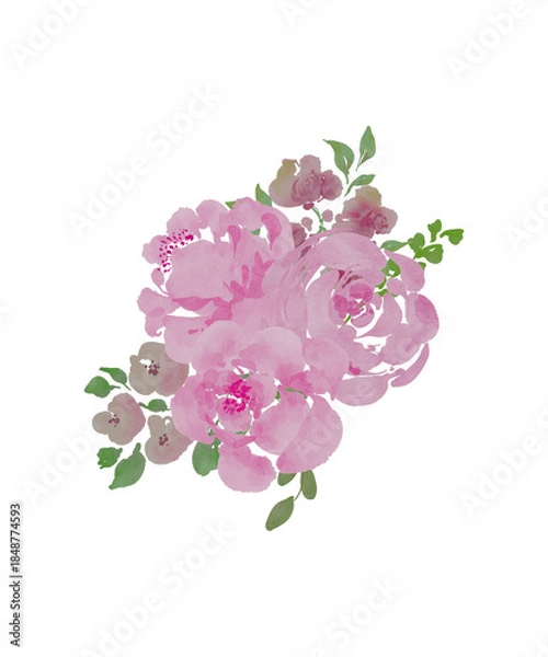 Obraz lilac branch on white background