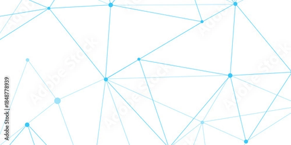 Obraz Vector new style abstract minimalist lines and dots technology pattern geometric background