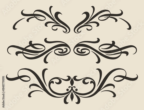 Obraz Artistic swirl designs