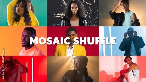 Obraz Mosaic Shuffle Slideshow