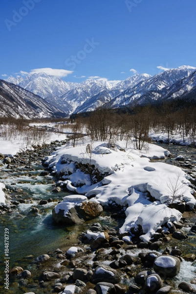 Fototapeta 冬の剱岳