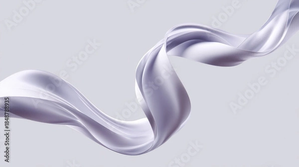 Obraz smoke on white background