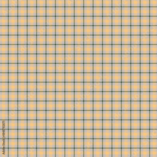 Obraz Vibrant blue grid pattern on beige background texture
