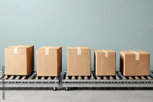 Obraz Automated Logistic Flow