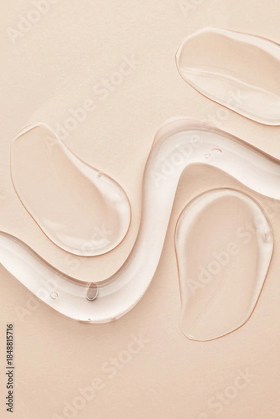 Obraz Premium Cosmetic Serum or Gel Smear