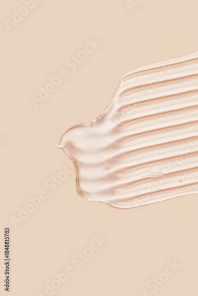 Obraz Clear Cosmetic Gel Smear Texture Macro