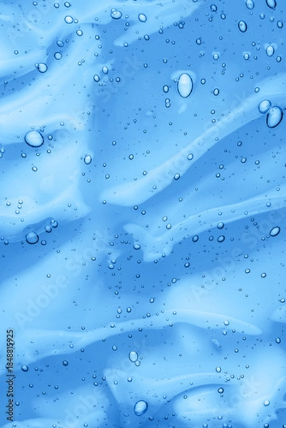Obraz Blue Cosmetic Gel Abstract Background