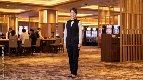 Obraz 統合型リゾートIR・カジノのディーラー