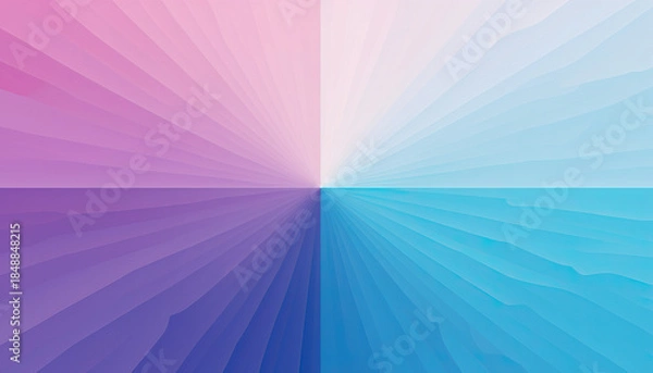 Fototapeta abstract blue background with rays