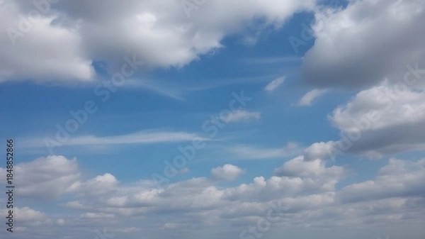 Obraz beautiful normal smoke white clouds background