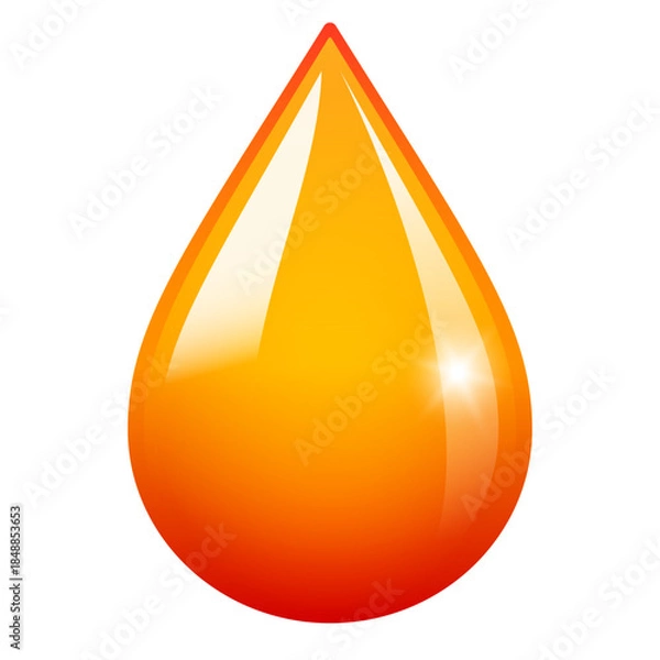 Obraz Almond essential oil vector icon