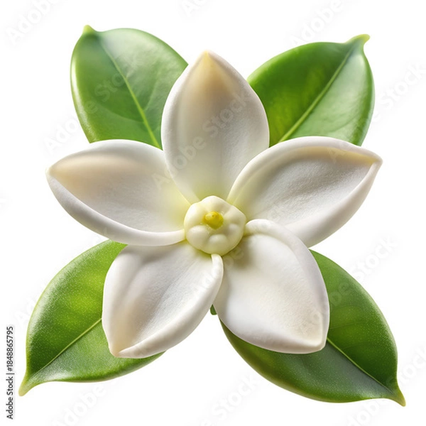 Obraz Stephanotis flower isolated on transparent background PNG