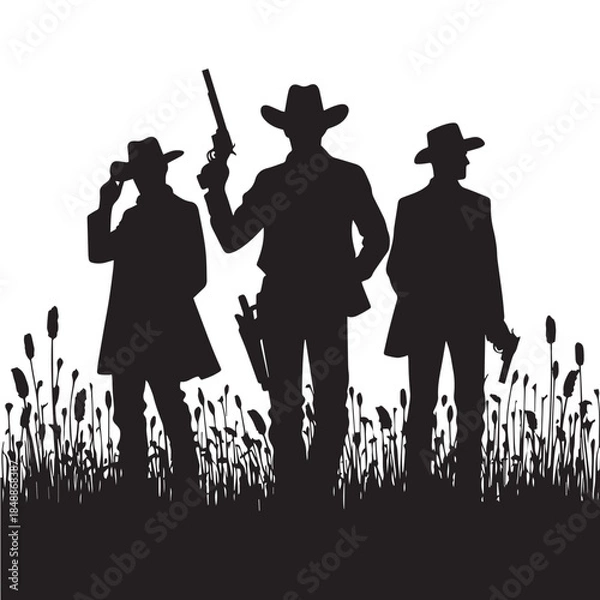 Obraz cowboy silhouette