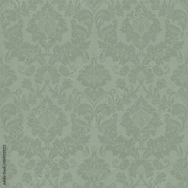 Obraz Sage Damask Fabric Texture