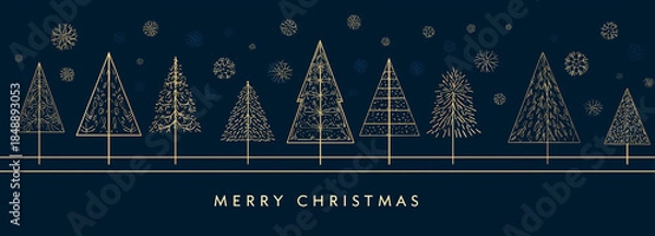 Obraz Merry Christmas Background