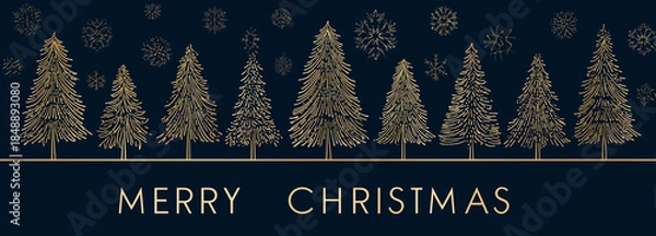 Obraz Merry Christmas Background