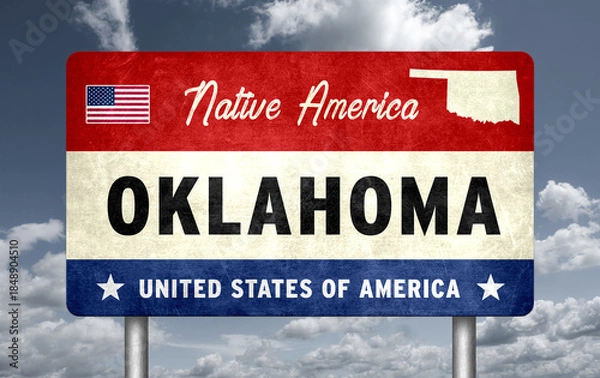 Fototapeta US State of Oklahoma - Native America