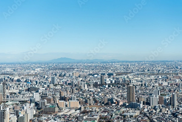 Obraz 筑波山と関東平野