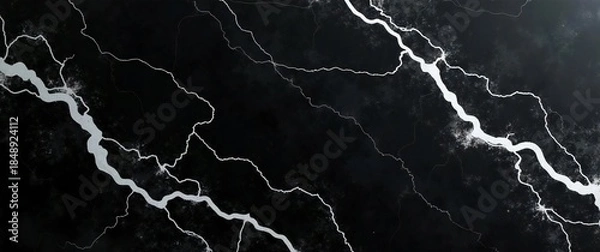 Obraz lightning bolt in the sun