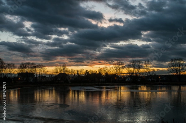 Obraz Zachód słóńca