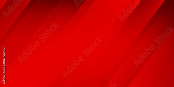 Obraz Abstract red vector background with stripes