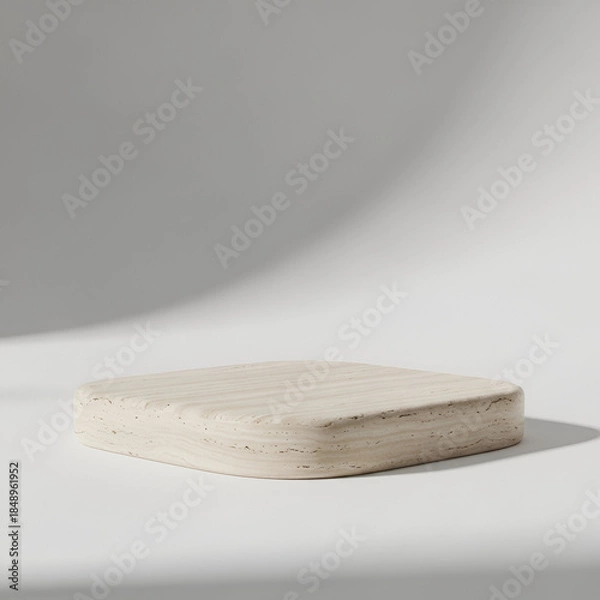 Obraz square podium for shooting 