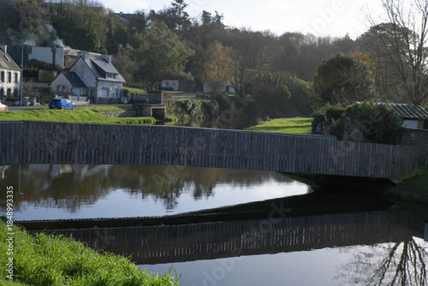 Obraz Photo de paysage à La Roche-Derrien dans le Trégor - Bretagne France