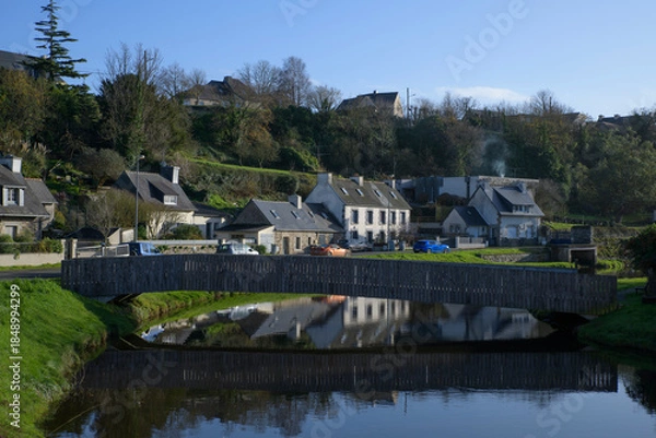 Obraz Photo de paysage à La Roche-Derrien dans le Trégor - Bretagne France