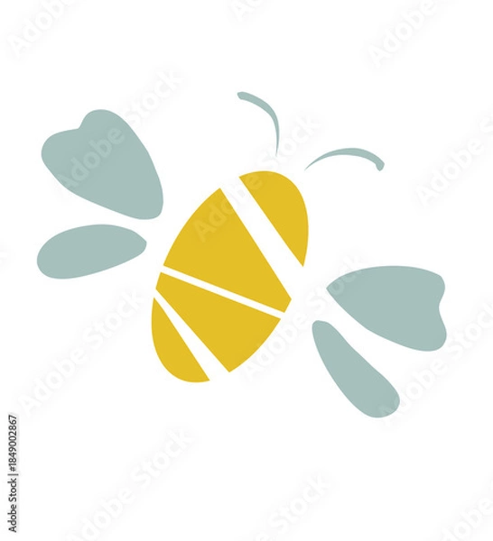 Obraz Little bee icon