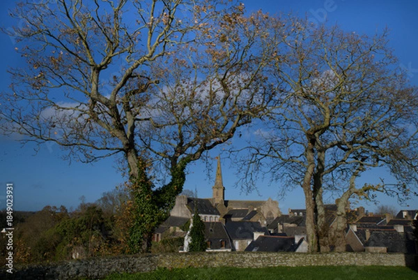 Obraz Photo de paysage à La Roche-Derrien dans le Trégor - Bretagne France