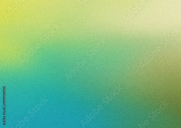 Obraz 青と緑の鮮やかなグラデーション背景素材