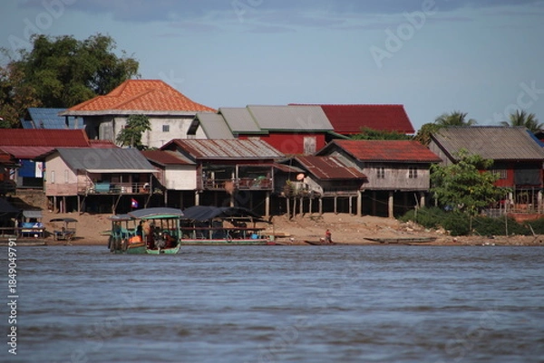 Obraz コーン島の街並み