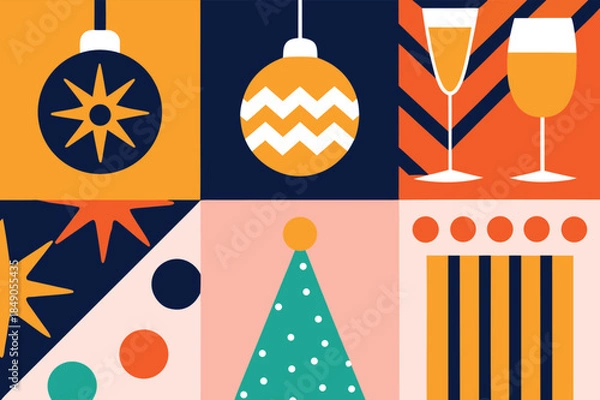 Obraz happy new year icon