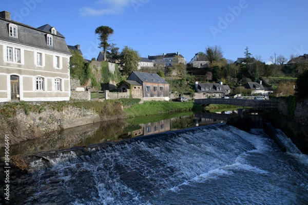 Obraz Photo de paysage à La Roche-Derrien dans le Trégor - Bretagne France