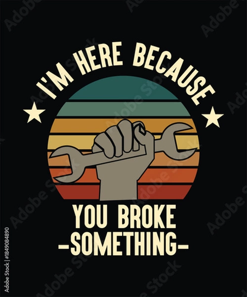 Obraz Typography T Shirt Design