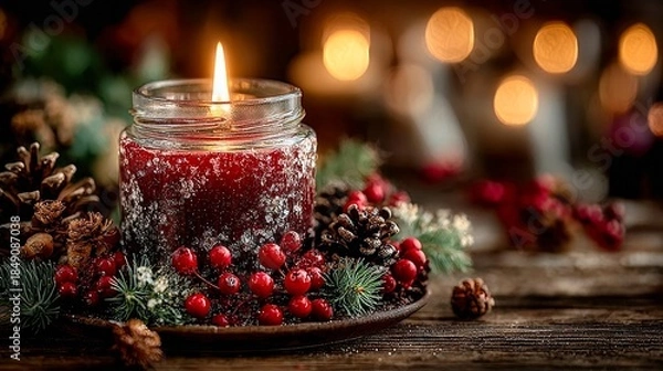 Fototapeta Festive Candle
