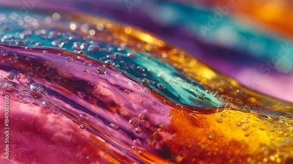 Fototapeta Rainbow Bubbles