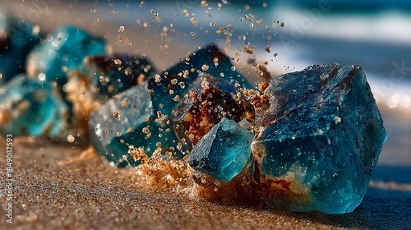 Fototapeta Azure beach gems