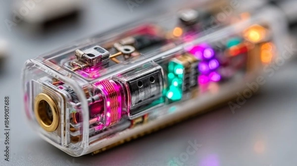 Fototapeta Tech Glow Device