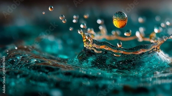 Fototapeta Liquid Eruption